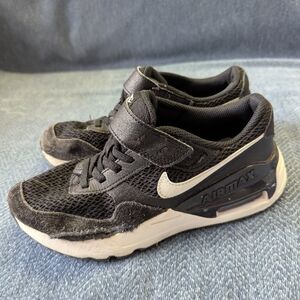 Nike Air Max SYSTM Kids' Sneakers Black and White Velcro US 3Y Big Kid Sneakers